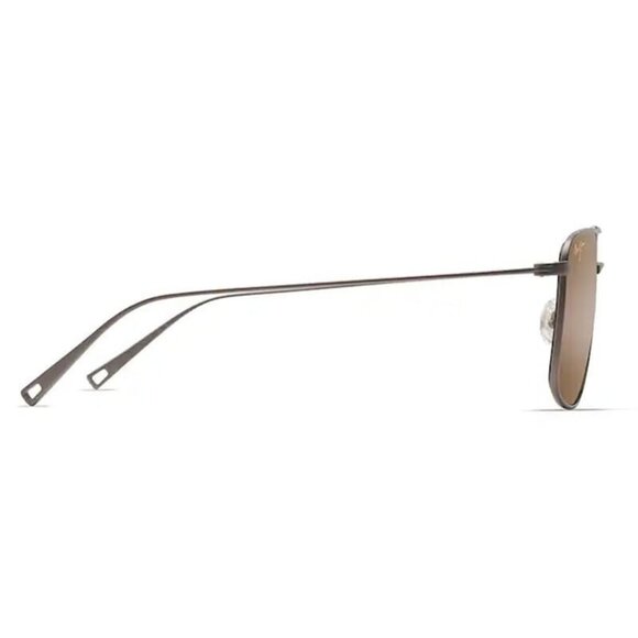 New MAUI JIM Aeko Brown Polarised Square H886 01 Sunglasses Women - Picture 3 of 4